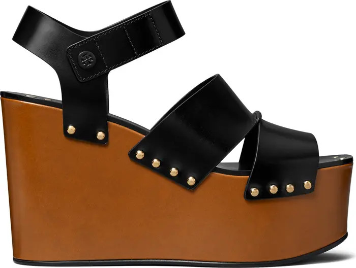 Stud Platform Wedge Sandal (Women) | Nordstrom