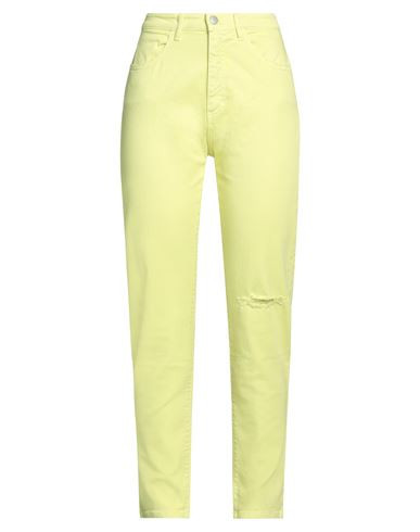 Icon Denim Woman Jeans Lime green Size 29 Cotton, Elastane | YOOX (US)