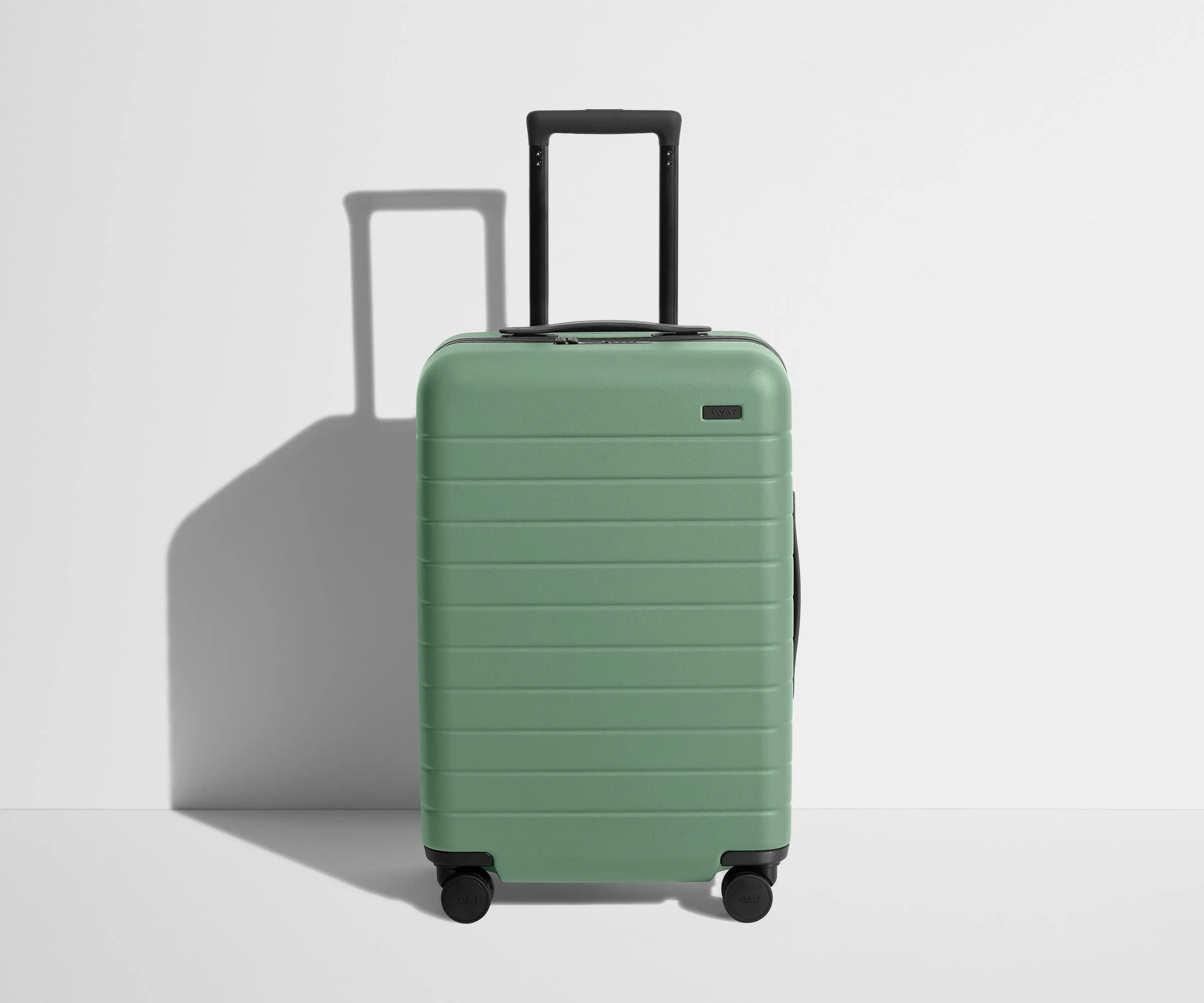Shop The Bigger Carry-On suitcase in Sea Green | Away | Away
