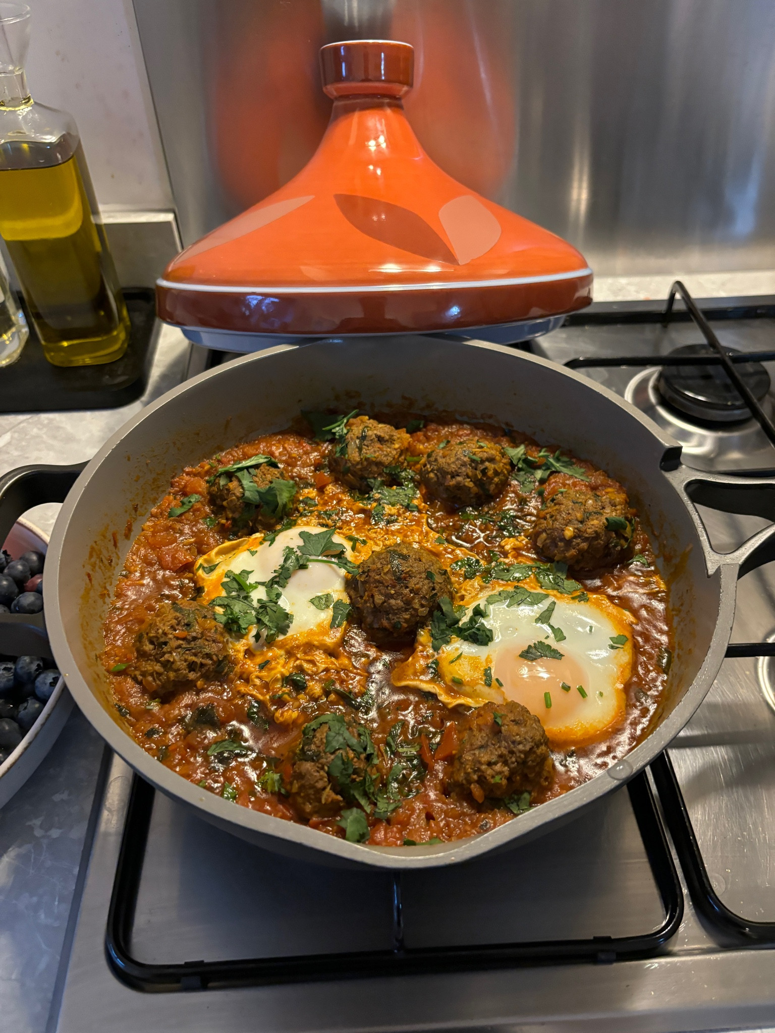 Our place, always pan, non toxic pan, non stick pan, black pan, homeware, kitchenware, always pan 2.0, tagine, slow cooker, ceramic crockery, housewarming gift, moroccan, hand painted