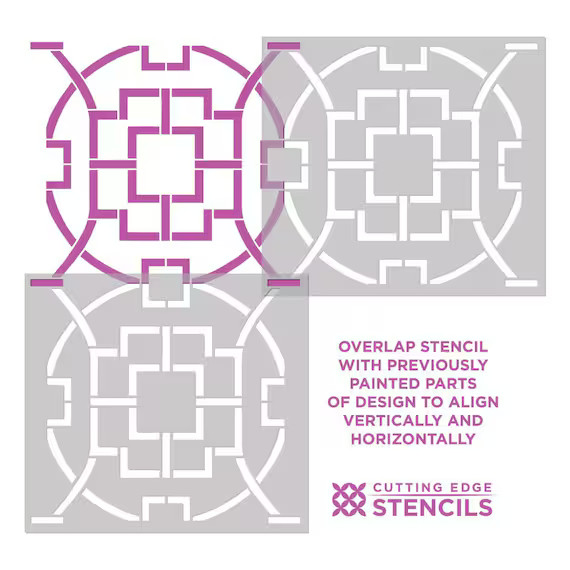 Tea House Trellis Stencil  LARGE WALL STENCILS Instead of | Etsy | Etsy (AU)