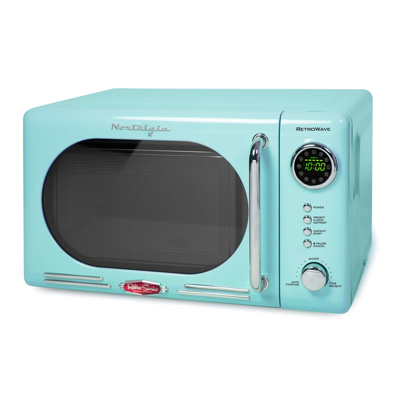 Nostalgia Retro 0.7 Cubic Foot 700-watt Countertop Microwave Oven NRMO7AQ6AD1 | Wayfair North America