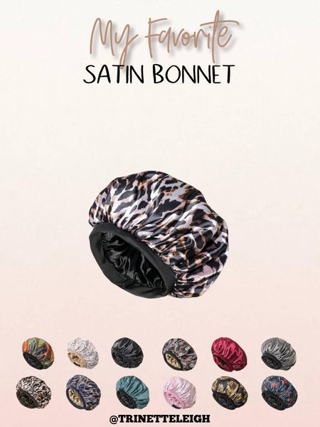 Satin bonnet. Bonnet for sleeping. Reduces frizz, breakage and helps keep hair styled while sleeping. Very comfortable and comes in tons of colors and designs. Silk bonnet. 

#LTKtravel #LTKbeauty #LTKstyletip