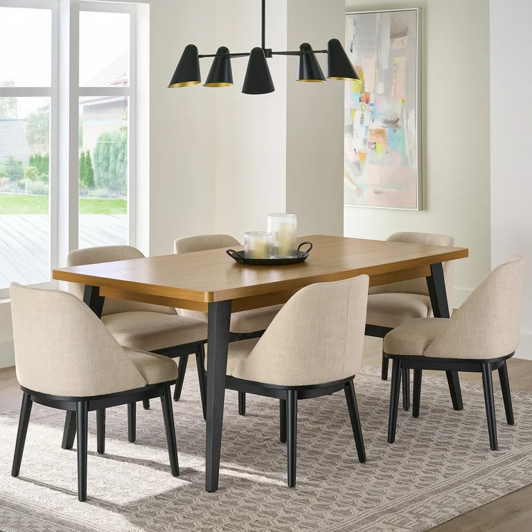 Better Homes & Gardens Nola Extendable Dining Table  Light Honey  Wood Finish - Walmart.com | Walmart (US)