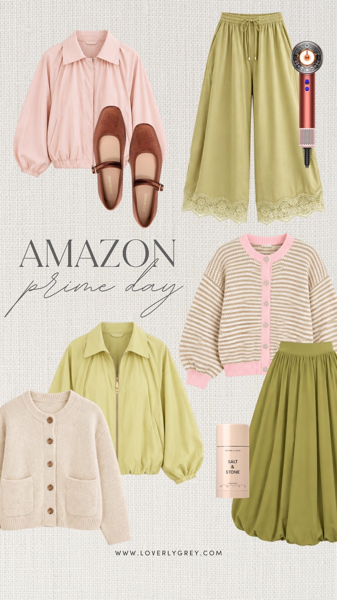 A few Amazon Prime Day fashion deals I couldn’t scroll past! Loving the soft pinks, olive green, cozy cardigans and easy fall outfits here.