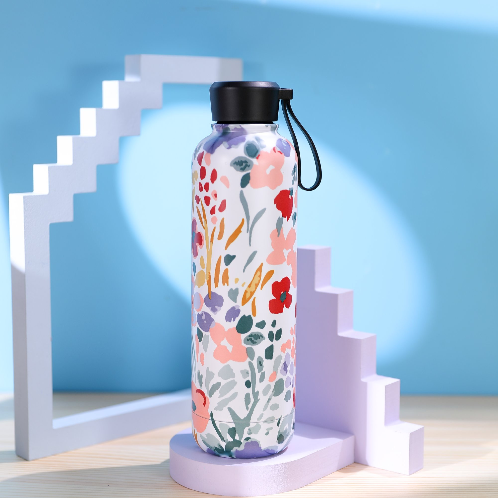 Mainstays 17oz Ssdw Bottle Floral | Walmart (US)