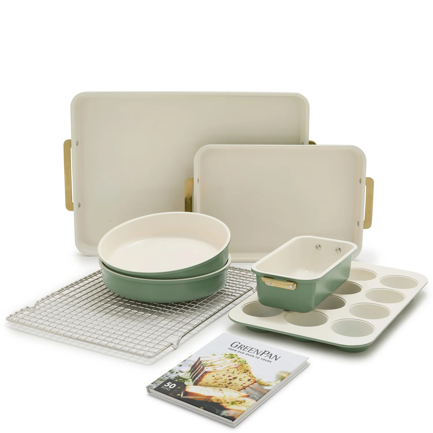RESERVE BAKEWARE 7-PIECE SET | SAGE | GreenPan