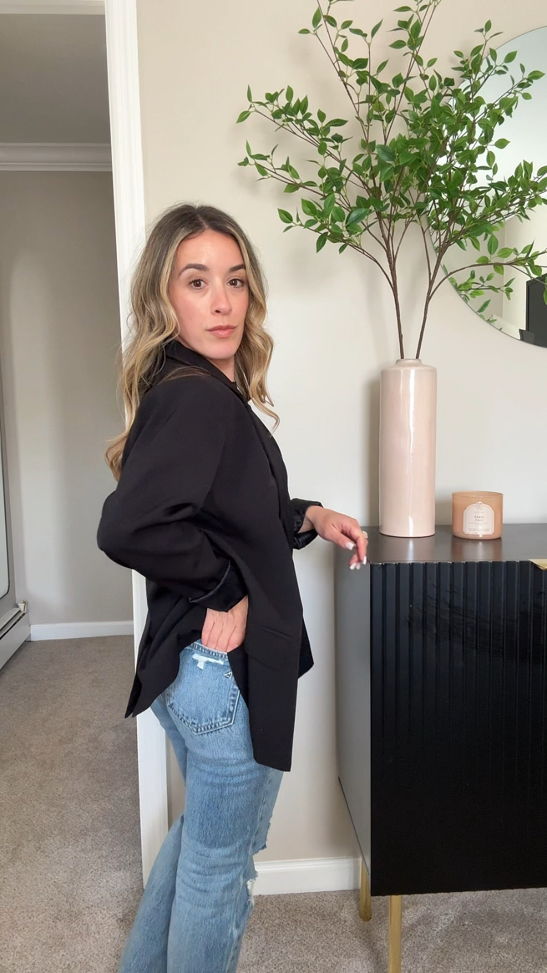 Everlane Tee + Blazer + Jeans

My go-to elevated basics — Everlane tee layered under a black blazer with relaxed jeans. Simple, comfortable, and polished 🤍


•  everlane tee
•  everlane basics
•  black blazer outfit
•  blazer and jeans
•  elevated basics
•  casual blazer look
•  relaxed jeans outfit
•  minimalist outfit
•  everyday uniform
•  layering basics
•  everlane style
•  neutral basics
•  polished casual

@VICI 

#LTKootd #LTKPetite #LTKmomlife