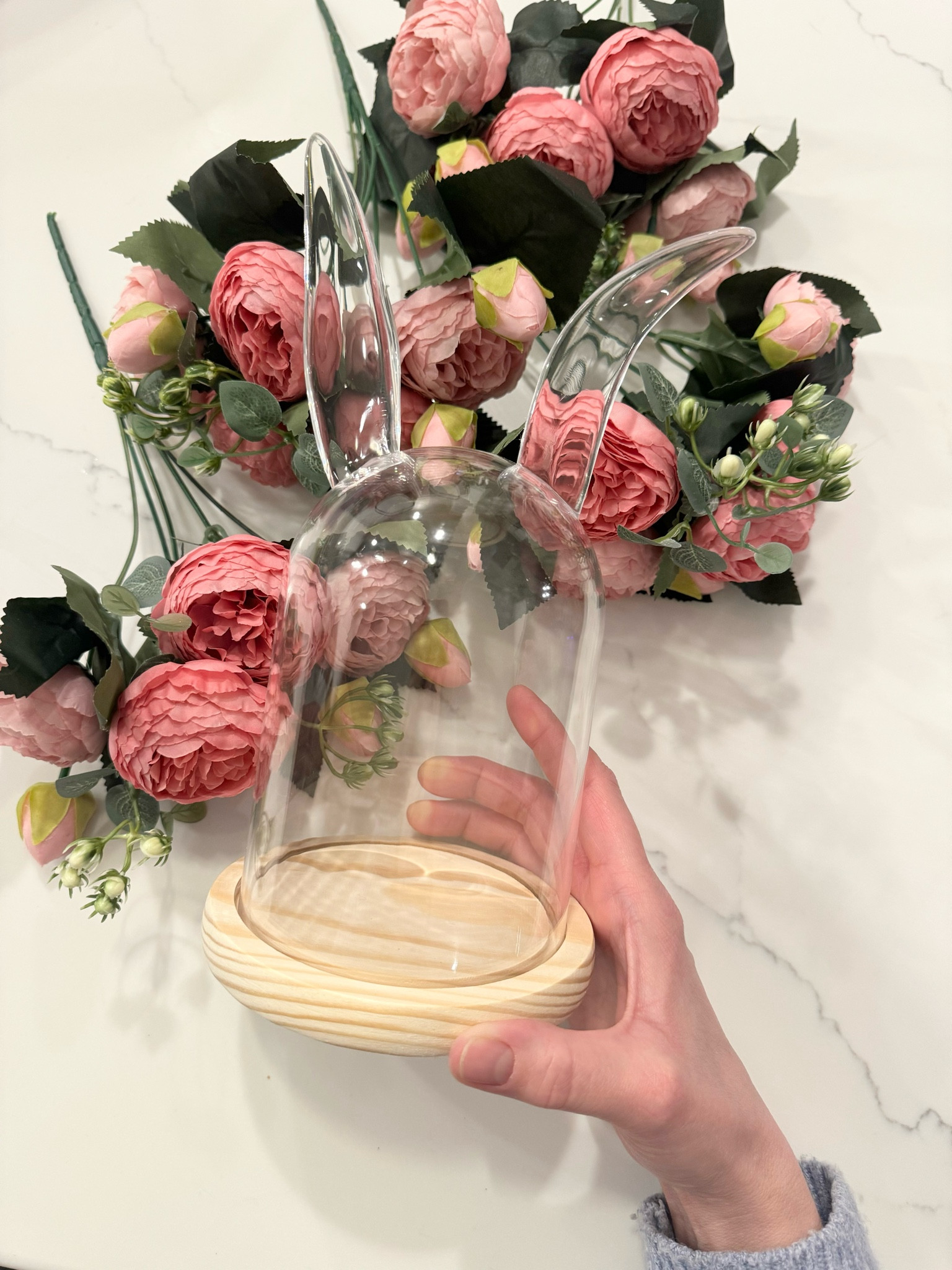 I couldn’t resist picking up this adorable Easter bunny container. 🐇 I’m not sure exactly what I’m going to do with this yet.  But, I am considering adding some of these flowers. Any suggestions? #springdecor #easter2024 #easterdecor #easterfinds

#LTKfamily #LTKhome #LTKSeasonal