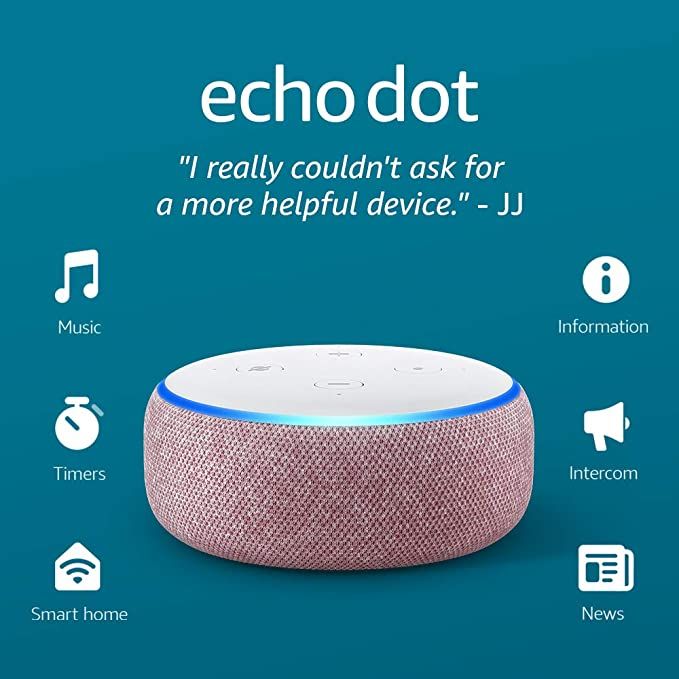 Echo Dot (3rd Gen) - Smart speaker with Alexa - Plum | Amazon (US)