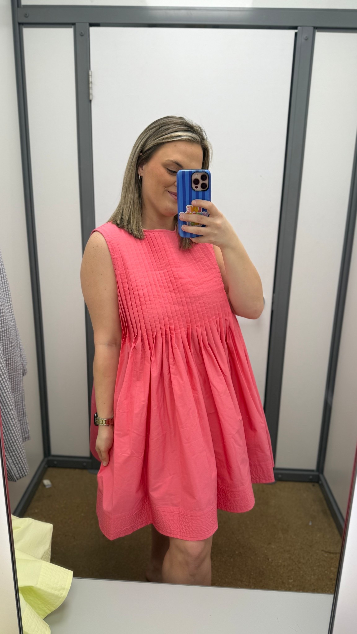 This bright pink dress instantly put me in a good mood 💗 The pleated detail and flowy fit make it so comfortable but still feel put together. Perfect for brunch, showers, vacations, or everyday spring outfits. #LTKStyle #LTKFinds #LTKDress #LTKSpring #SpringDress #PinkDress #SpringOutfit #BrunchOutfit #VacationStyle #FeminineStyle #MomStyle #AffordableFashion #EverydayChic #StyleInspo #OOTD 

#LTKMidsize #LTKU #LTKspring