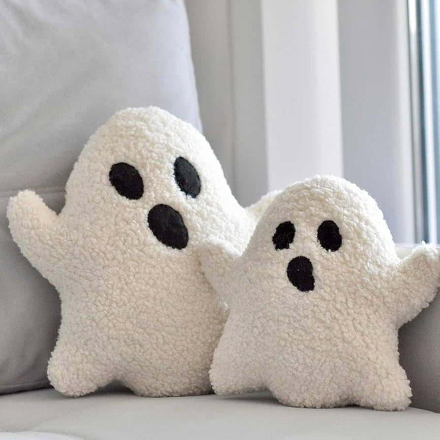 Halloween Ghost Plush Pillow Cute Spooky Basket Stuffers - Ghost Stuffed Animal Cute Ghost, Hallo... | Amazon (US)