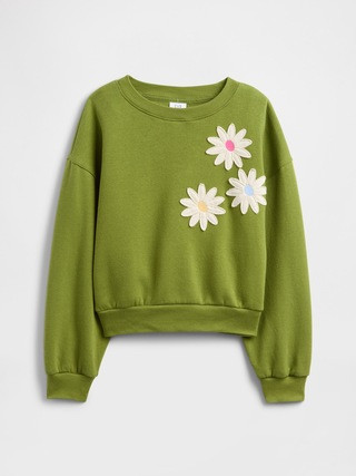 Kids Oversized Crewneck Sweatshirt | Gap Factory
