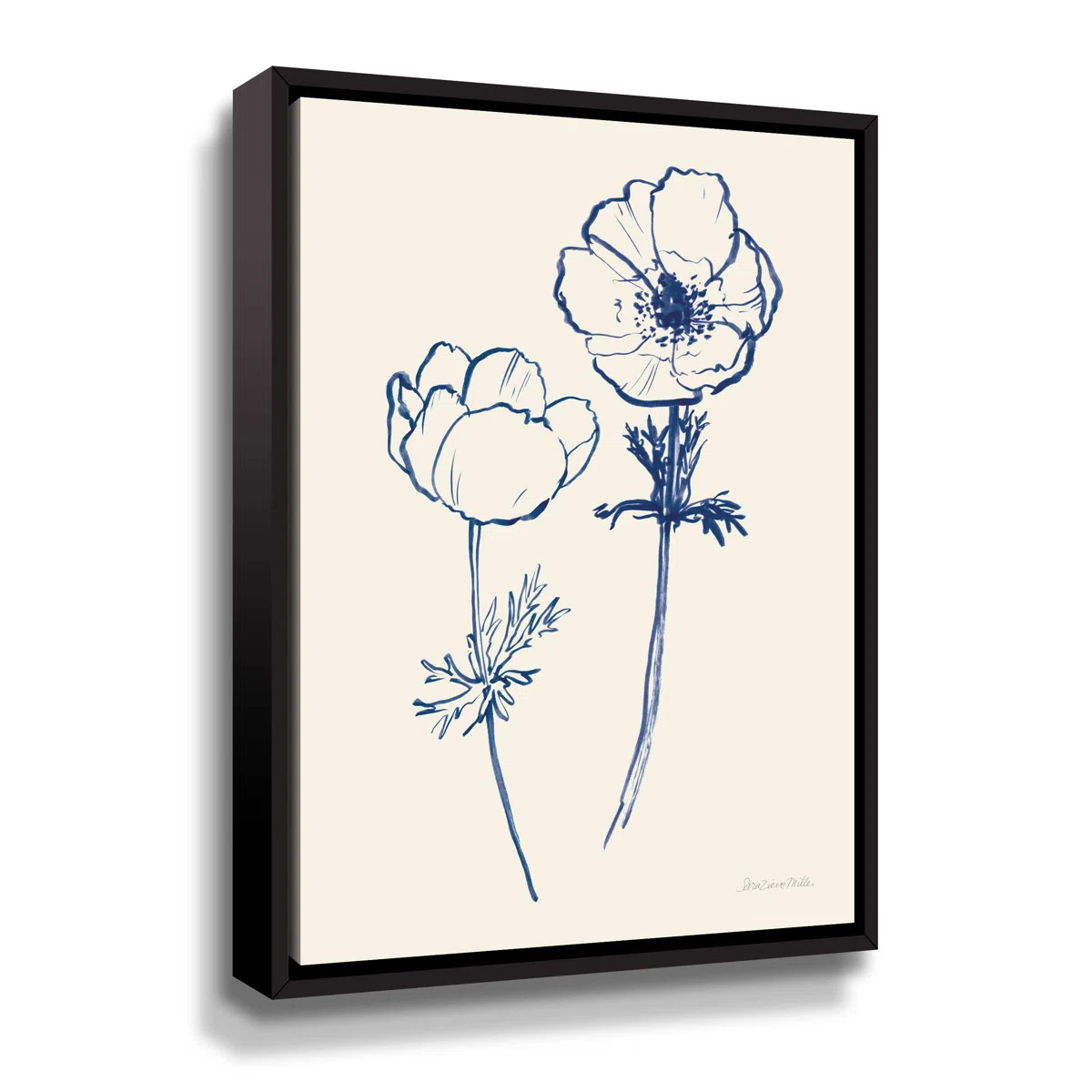 " Ink Anemones II " Painting Print | Wayfair North America