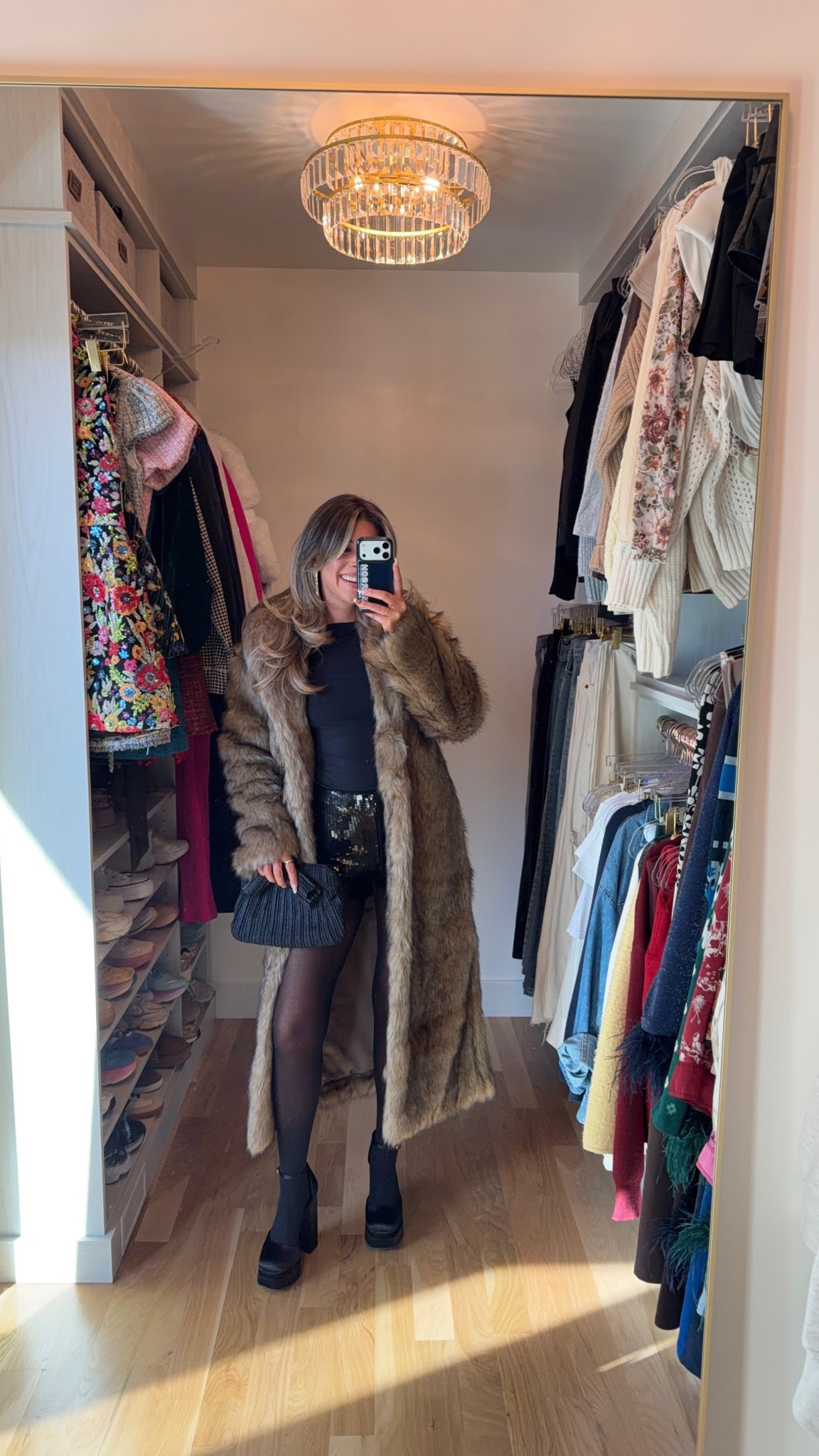 Black Friday deals at Abercrombie black sequin shorts styled with black long sleeve top and fur coat

Abercrombie code: CYBERAF
vici code: emerson30

Wearing xs in shorts
Smalls in tops & coats

Holiday outfits
Sequin shorts
Winter coats
Long sleeve tops
Date night

#LTKCyberWeek #LTKHoliday #LTKSeasonal