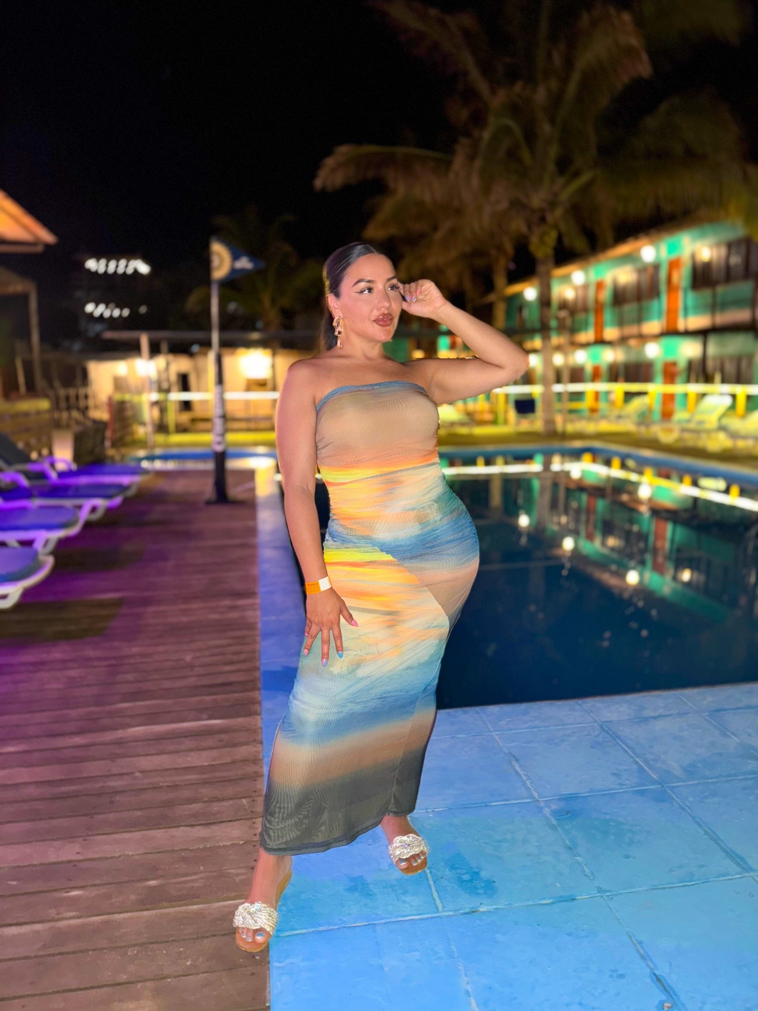 Perfect vacation dress. Stretchy. I’m wearing a size small for a tight fit. 

#LTKdayinmylife #LTKgrwm #LTKmomlife