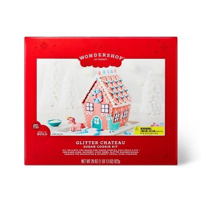 Holiday Glitter Chateau Sugar Cookie Kit - 29oz - Wondershop&#8482; | Target