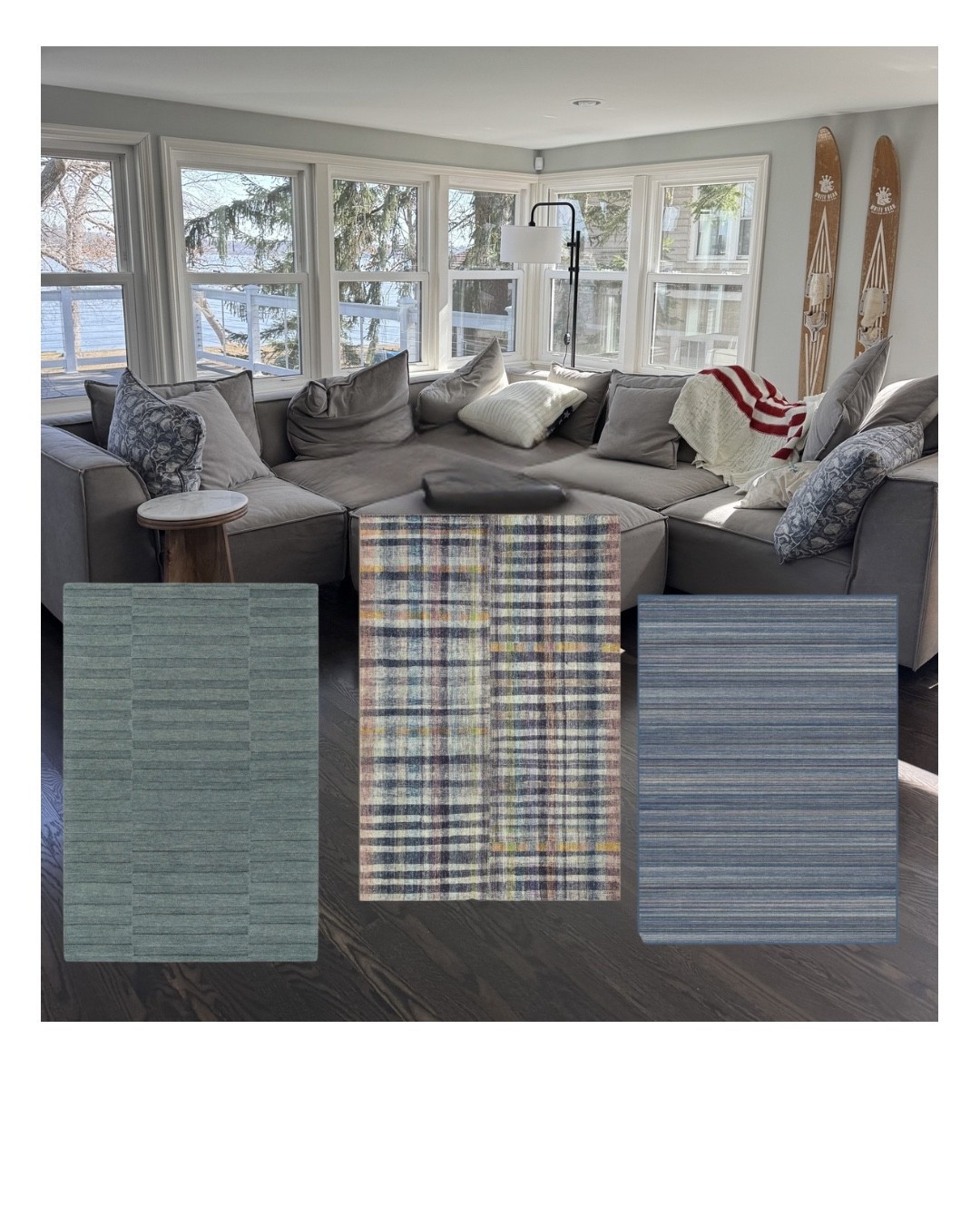 Rug options

#rug #familyroom #lakehome #organizeddwelling 

#LTKSaleAlert #LTKHome