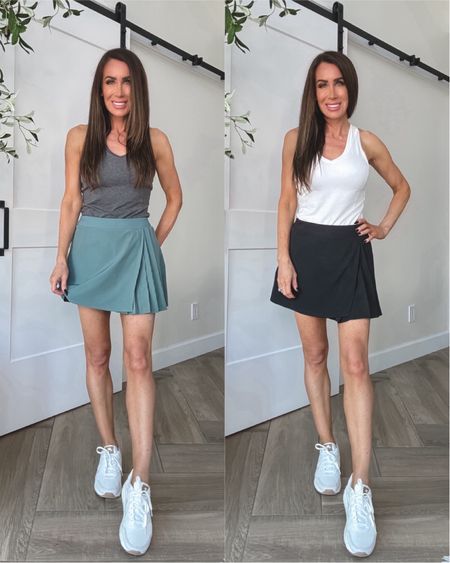 Amazed at how incredible these athletic wear pieces from Walmart are!! This must have skort with built in shorts is $14 ..wearing sz XS
This tank blew my mind…it has great support with a built in shelf bra, great with leggings and on sale for $6!!!!
Sz small


#LTKstyletip #LTKSeasonal #LTKover40