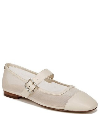 Sam Edelman Miranda Mesh and Leather Mary Jane Flats | Dillard's | Dillard's