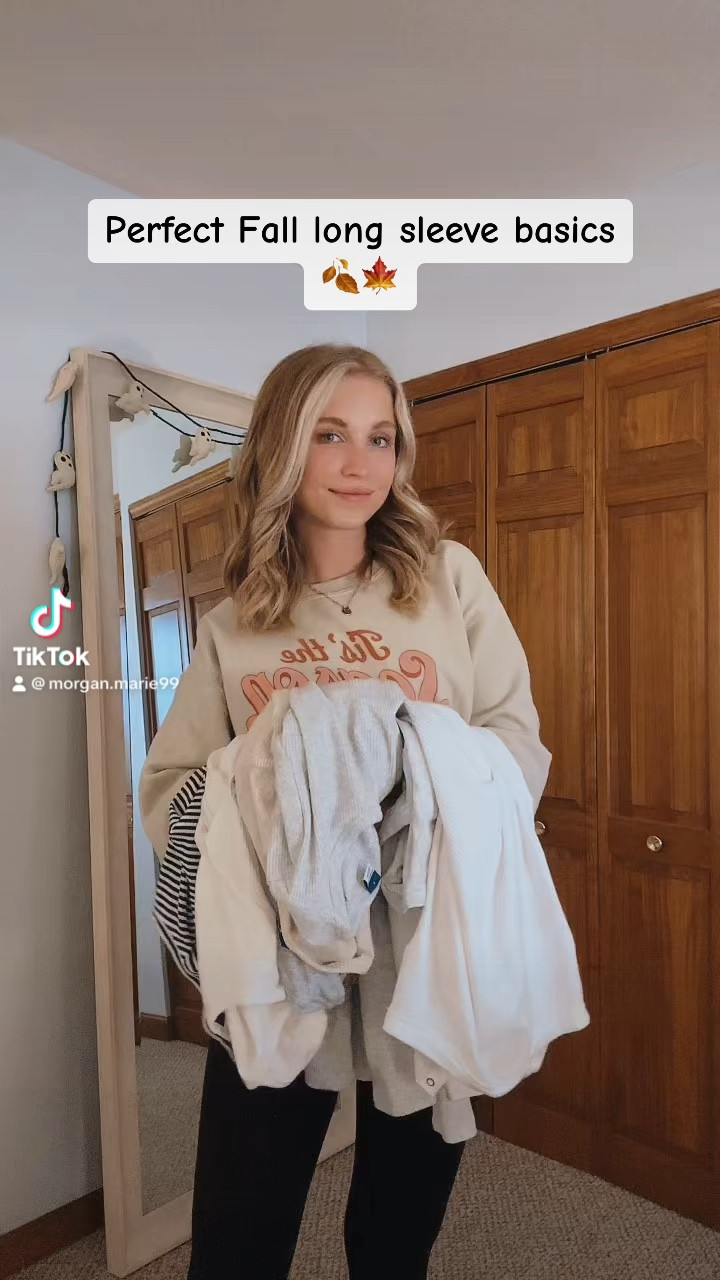 Fall long sleeve basics 

#LTKfindsunder100 #LTKSeasonal #LTKstyletip