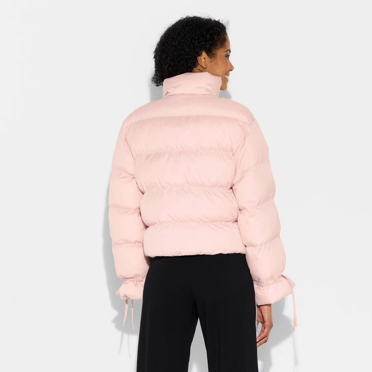 Women's Bow Puffer Jacket - Wild Fable™ | Target