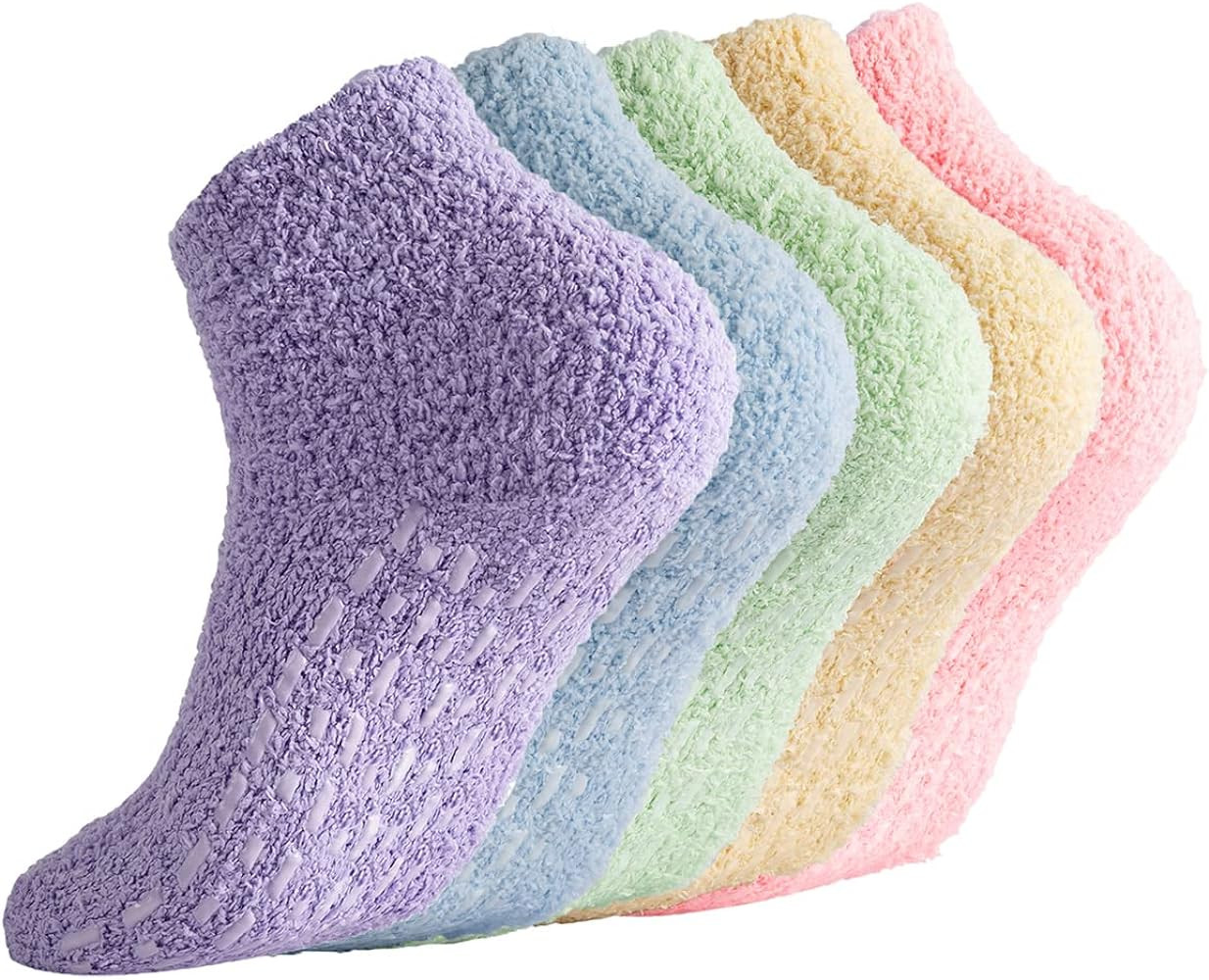 Breslatte Non Slip Hospital Socks with Grips for Women Grip Slipper Socks for Women Gifts | Amazon (US)