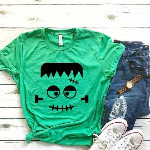 Monster Tee, Women's Halloween Tee, Monster Shirt, Halloween Shirt, Halloween, Unisex Halloween t... | Etsy (US)