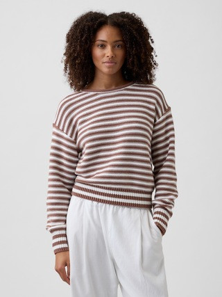 Relaxed Stripe Rollneck Sweater | Gap Factory