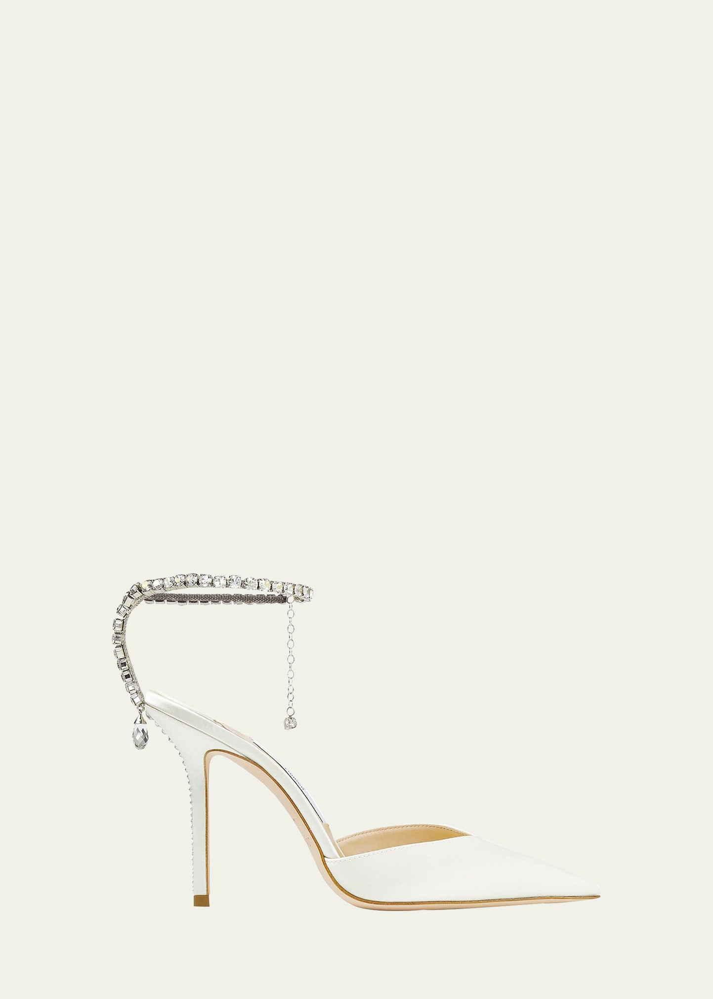 Crystal Charm 100mm Bridal Pumps | Bergdorf Goodman