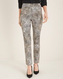 Brigitte Animal-Print Slim Ankle Pants | Chico's