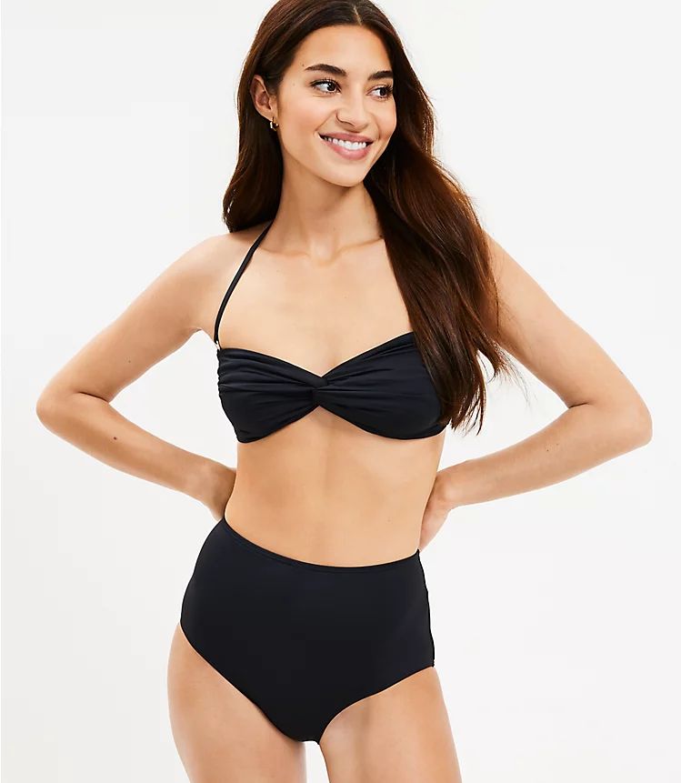 LOFT Beach High Waist Bikini Bottom | LOFT