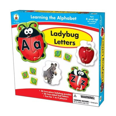 Carson Dellosa Education Ladybug Letters Puzzle Game | Target