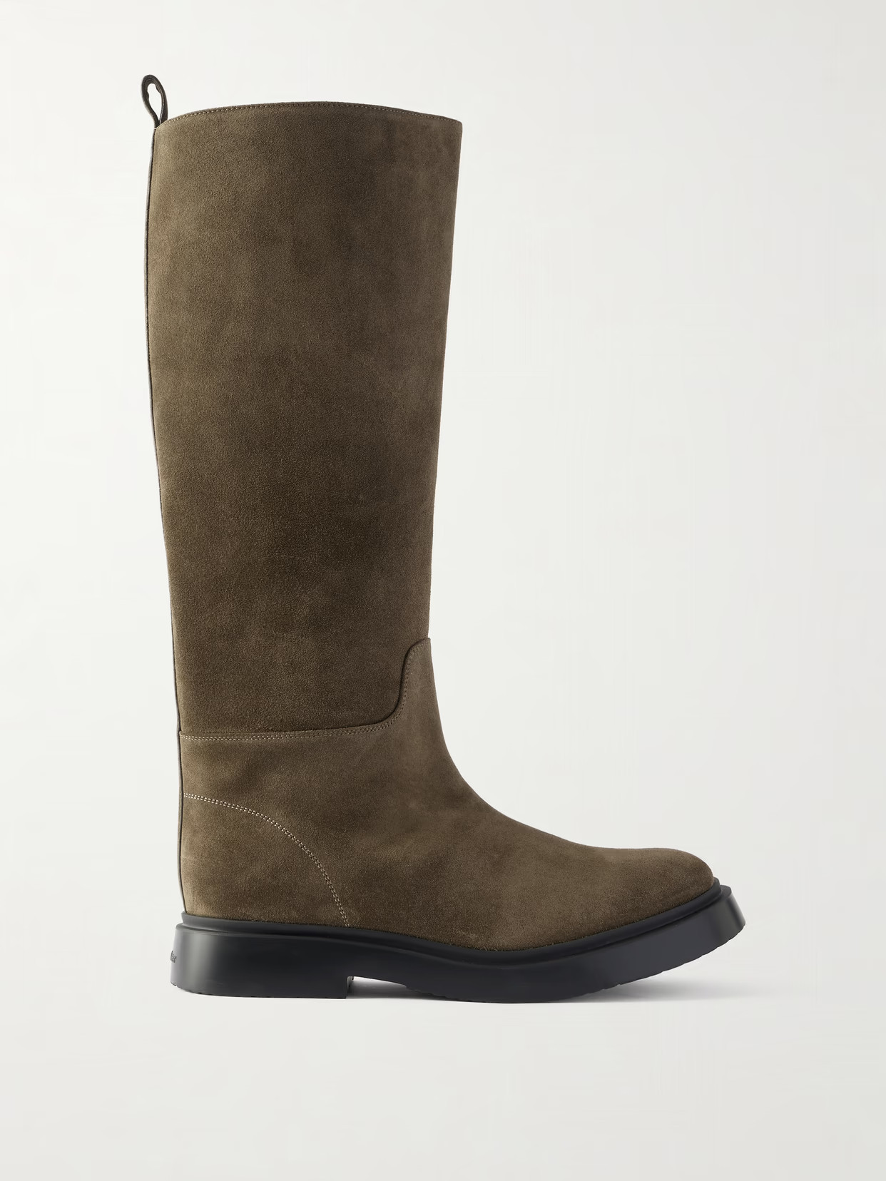 Proenza Schouler - Bank Suede Knee Boots - Green | NET-A-PORTER (US)