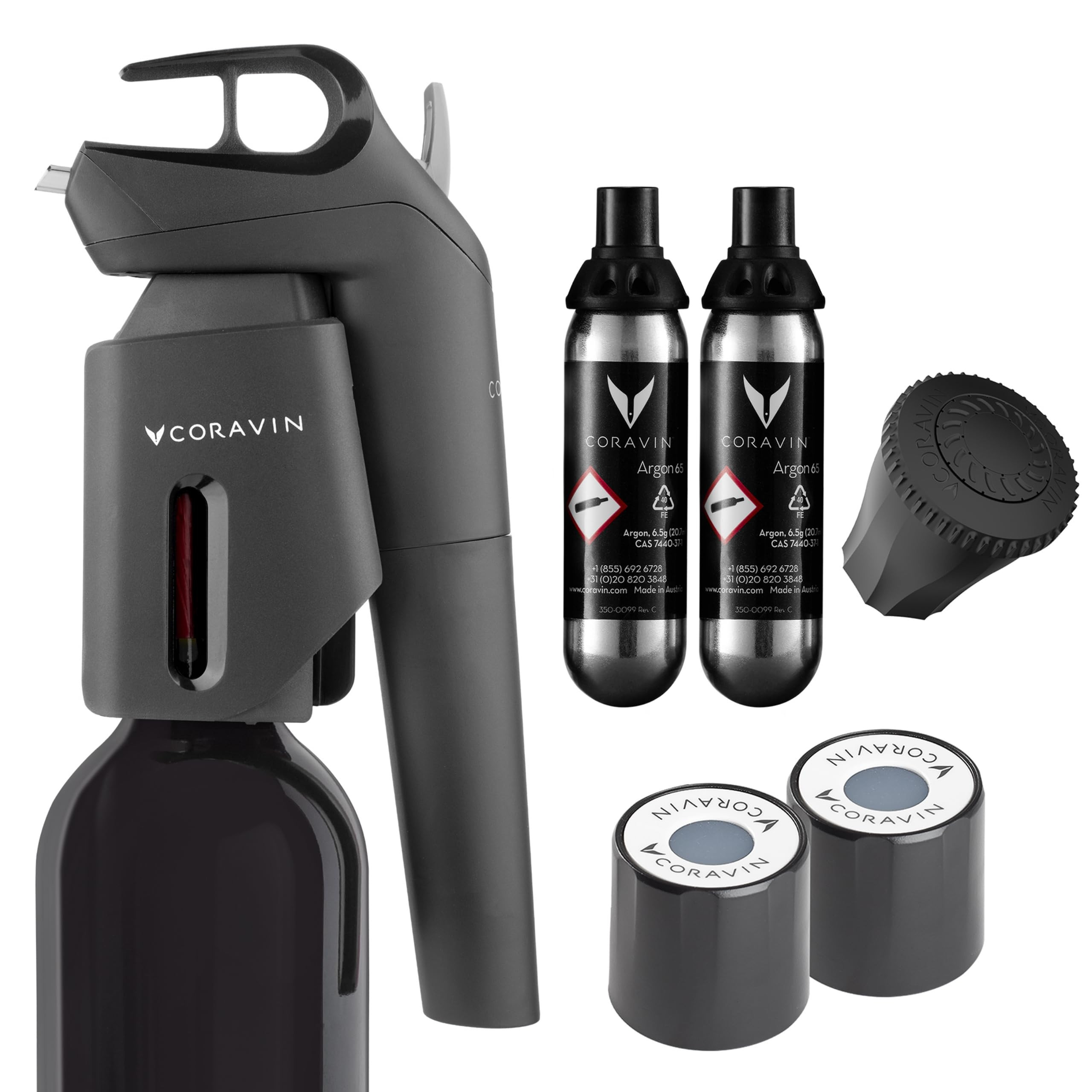 Coravin Timeless Three Plus Wine Preservation System - Preserve Wine for Years - Oprah's Favorite... | Amazon (US)