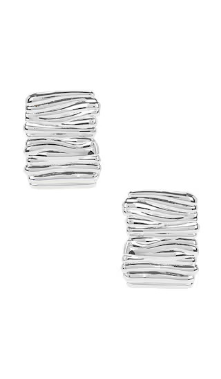 Gaia Earrings in Silver | Revolve Clothing (Global)