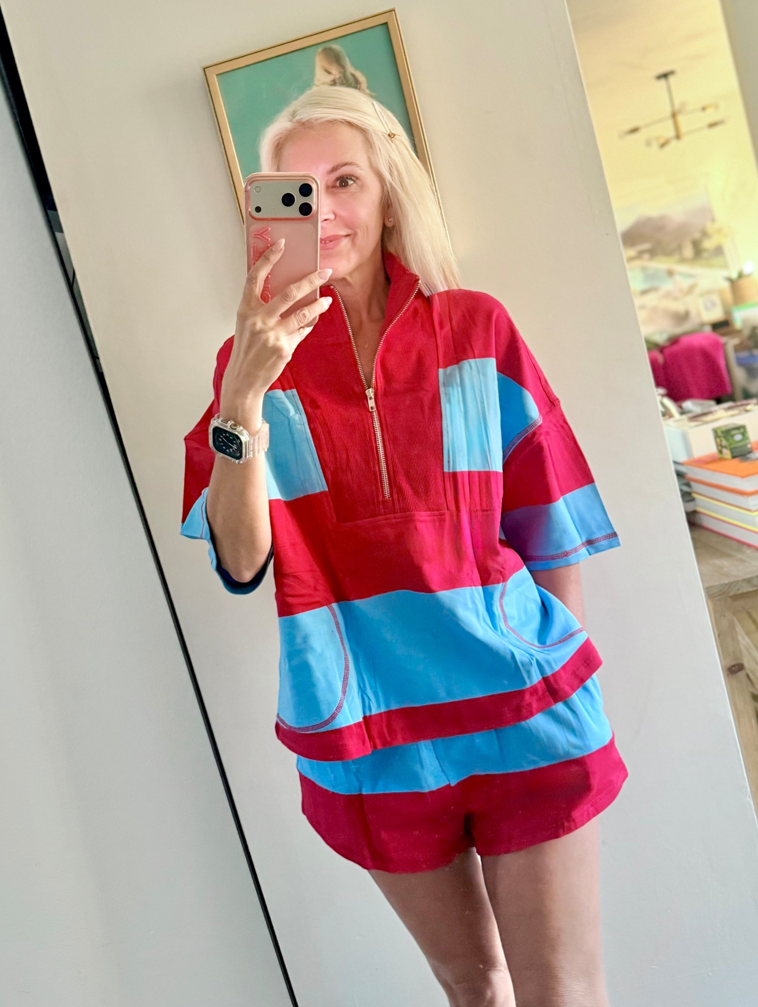 Matching set. Under $50. Runs true to size.