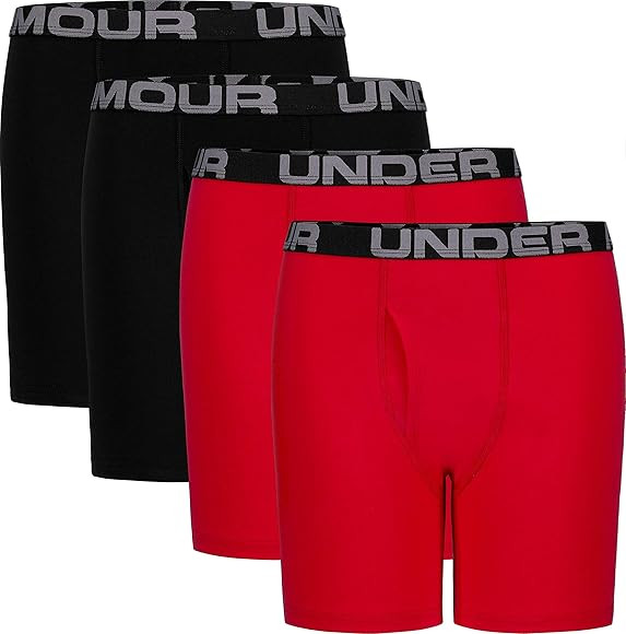 Under Armour boys Charged Stretch Boxer Jock, Lightweight & Smooth Stretch Fit | Amazon (US)