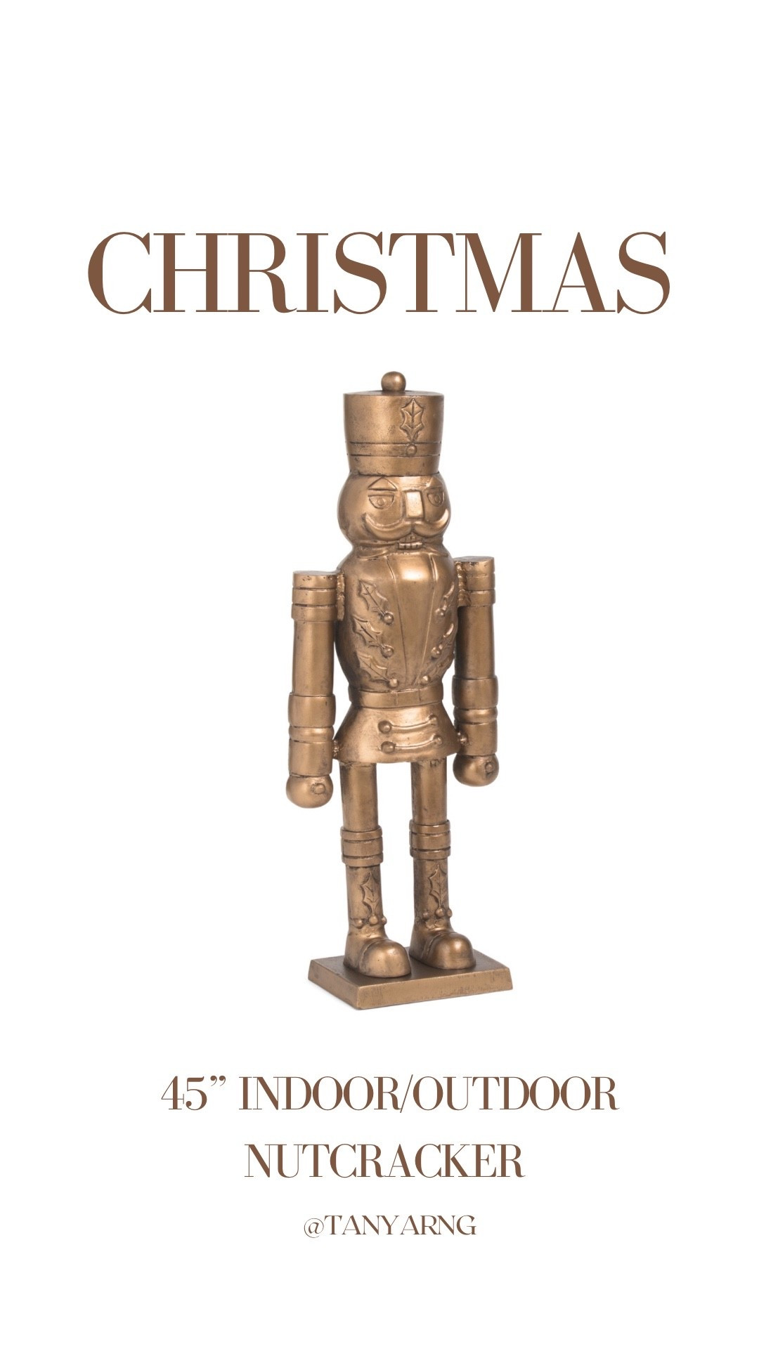 Outdoor nutcracker | tjmaxx finds | christmas decor 

#LTKGiftGuide #LTKHome #LTKHoliday