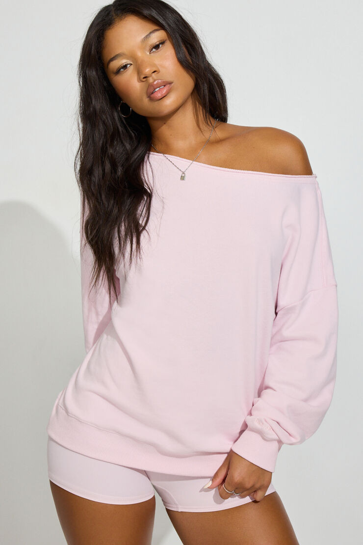 SoftTerry Off Shoulder Sweatshirt | Garage Clothing