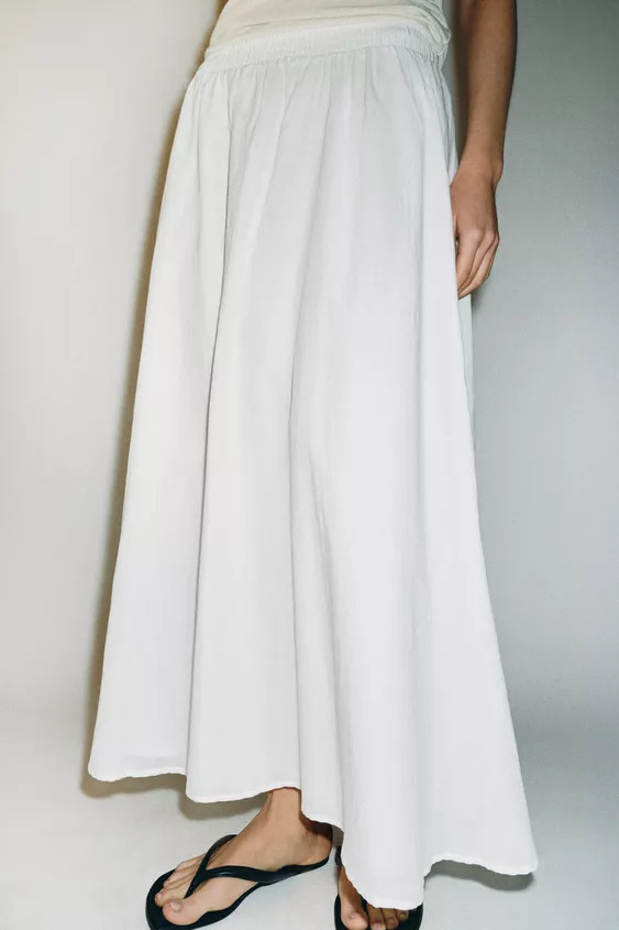LAYERED MIDI SKIRT | Zara US