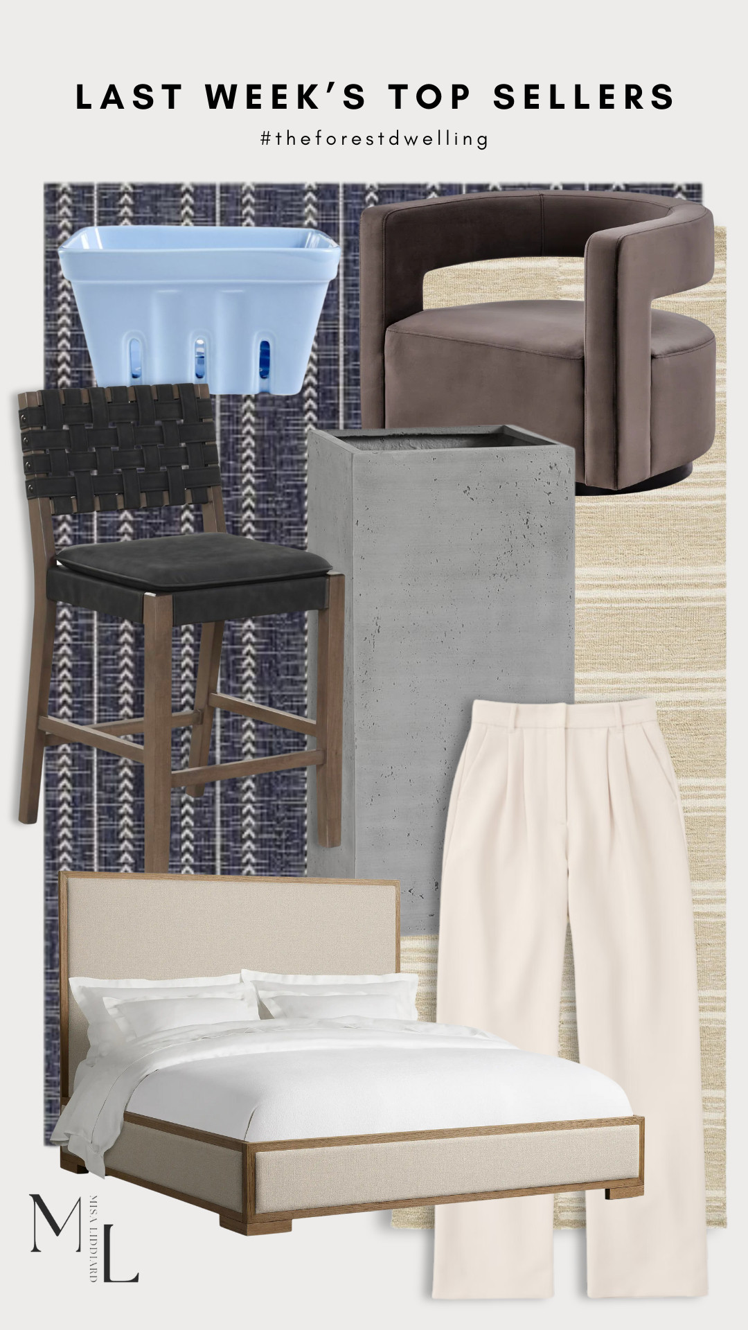 Sharing last week's top sellers. The Sloane Tailored pants are super flattering and come in a few different neutral shades. The Mission Square planters are an outdoor staple. I recently got this navy blue rug for the front porch and it looks so good with the decor for the 4th of July. 

 #LTKSummerEdit #LTKSeasonal #LTKHome