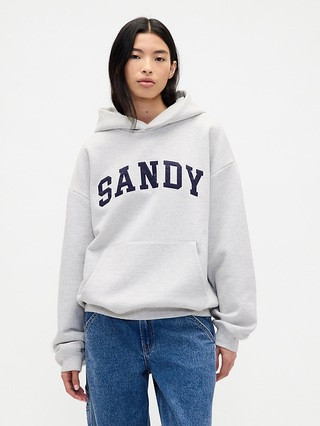 Gap × Sandy Liang Adult Extra Heavyweight Logo Oversized Hoodie | Gap (US)