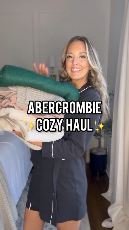 Abercrombie cozy + lots of sales!🙌🏻#abercrombiepartner #abercrombiestyle

Flare leggings: size small
Sherpa jacket: tts small
Sweater true to size small
Set: tts small (snug in the bottom could have gone with a medium for looser fit)
Pajama set: sized up to a medium for an oversized fit 
Slippers: I wear an 8.5 got a 9! 

#LTKGiftGuide #LTKSeasonal #LTKfindsunder100
