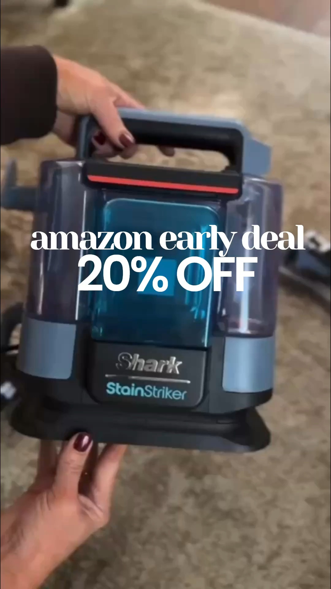 Super easy to use & easy to clean portable carpet/upholstery cleaner from Shark💦

‼️20% off / $119.99 (orig. $149.99)‼️

And it comes with the cleaning products you need to get started 🧼

#LTKSaleAlert #LTKHome #LTKmomlife