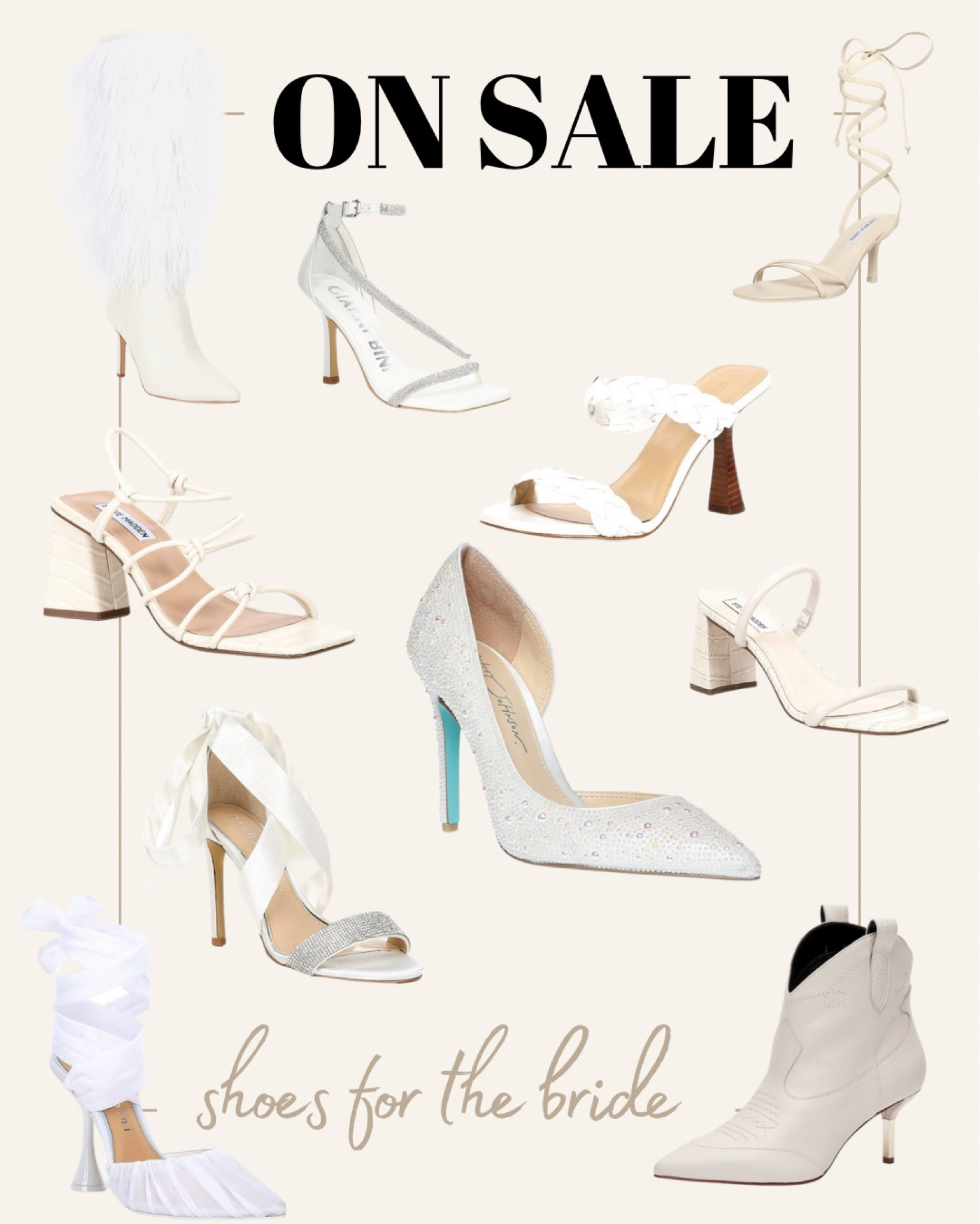 if you’re a bride, you need to RUN to Dillards!! 


bridal shoes, wedding shoes, wedding heels, bachelorette outfit, bridal outfits, shoes for the bride, wedding heels, wedding boots, white heels, white boots, bridal shower heels, rhinestone boots, rhinestone heels 

#LTKsalealert #LTKFind #LTKwedding