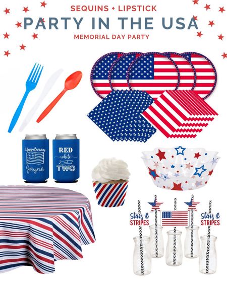 Everything you need for a Memorial Day celebration! You can also use for Fourth of July! 

#LTKfamily #LTKSeasonal #LTKparties