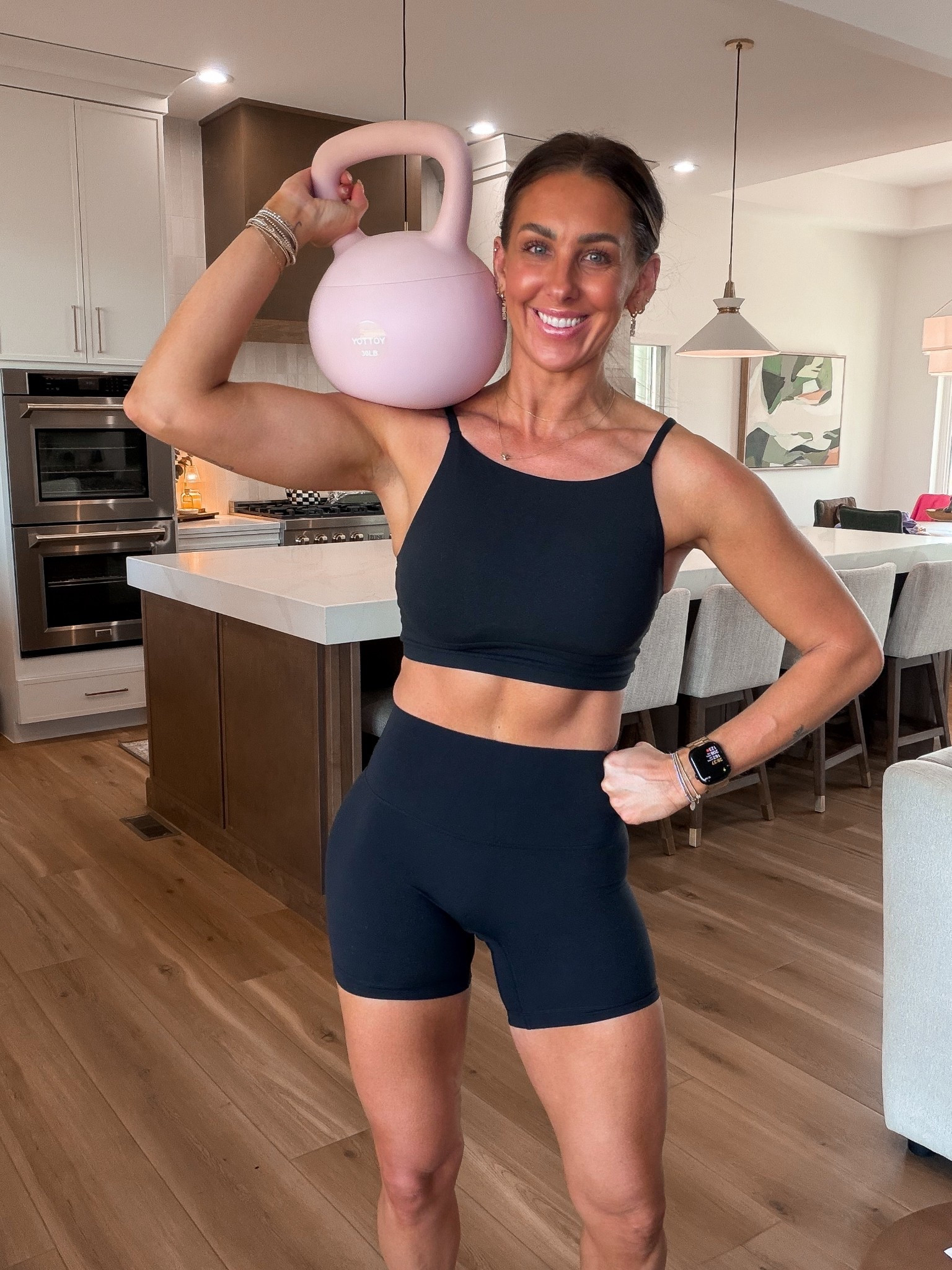 KB-30lbs
Sports bra tank-medium
Biker shorts-4
Sneakers-tts

#LTKActive #LTKfitnessgoals #LTKootd