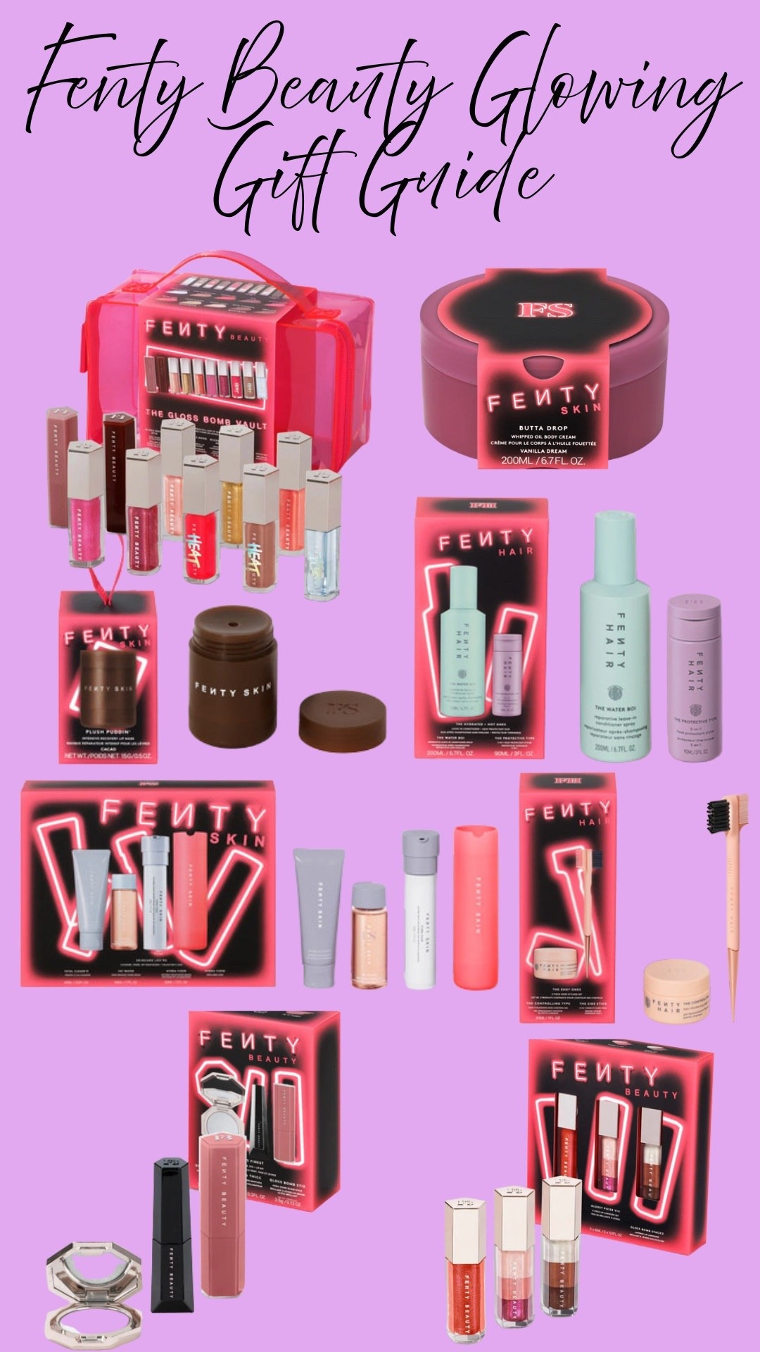 Fenty Beauty knows how to make holiday gifting glow. From the Gloss Bomb Vault to the Butta Drop Whipped Oil Body Cream, these picks are perfect for beauty lovers who want radiance from head to toe. Shop my top Fenty Beauty gifts now on LTK before they sell out.

#LTKGiftGuide #LTKBeauty #LTKHoliday