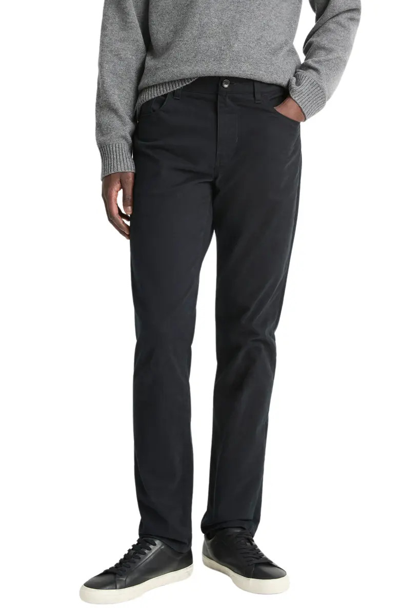 Dylan Slim Fit Peached Stretch Cotton Pants | Nordstrom